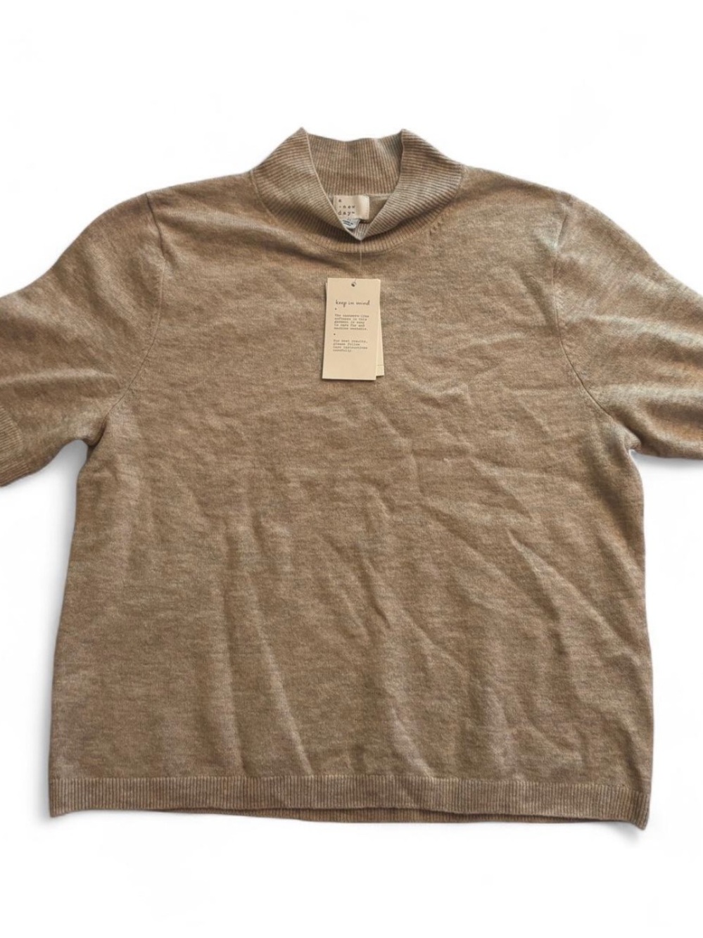 a new day women's Turtleneck Sweater in Tan